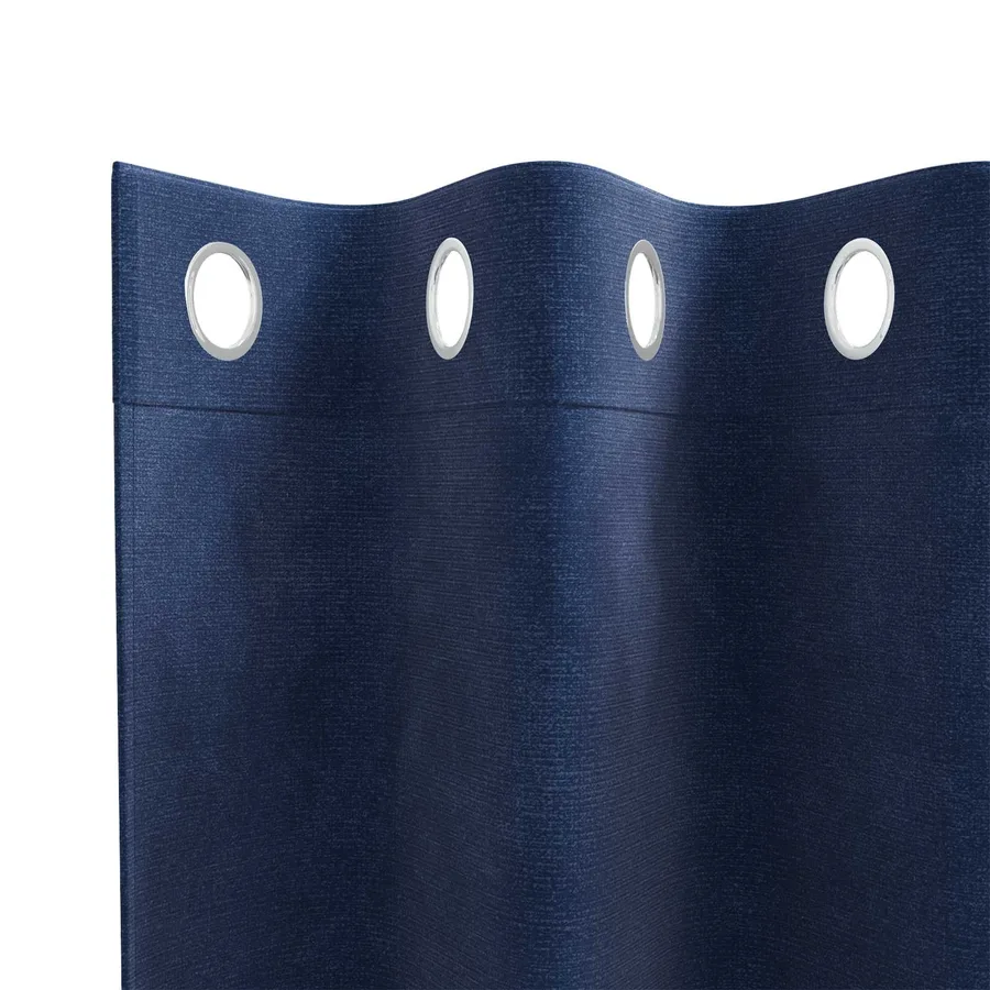 Rideaux occultants 2 pcs Bleu foncé 140 x 260 cm Velours - 5
