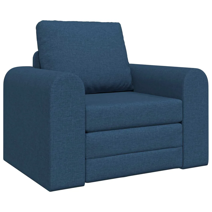 Canapé-Lit Bleu 98 x 71 x 83 cm tissu - 2