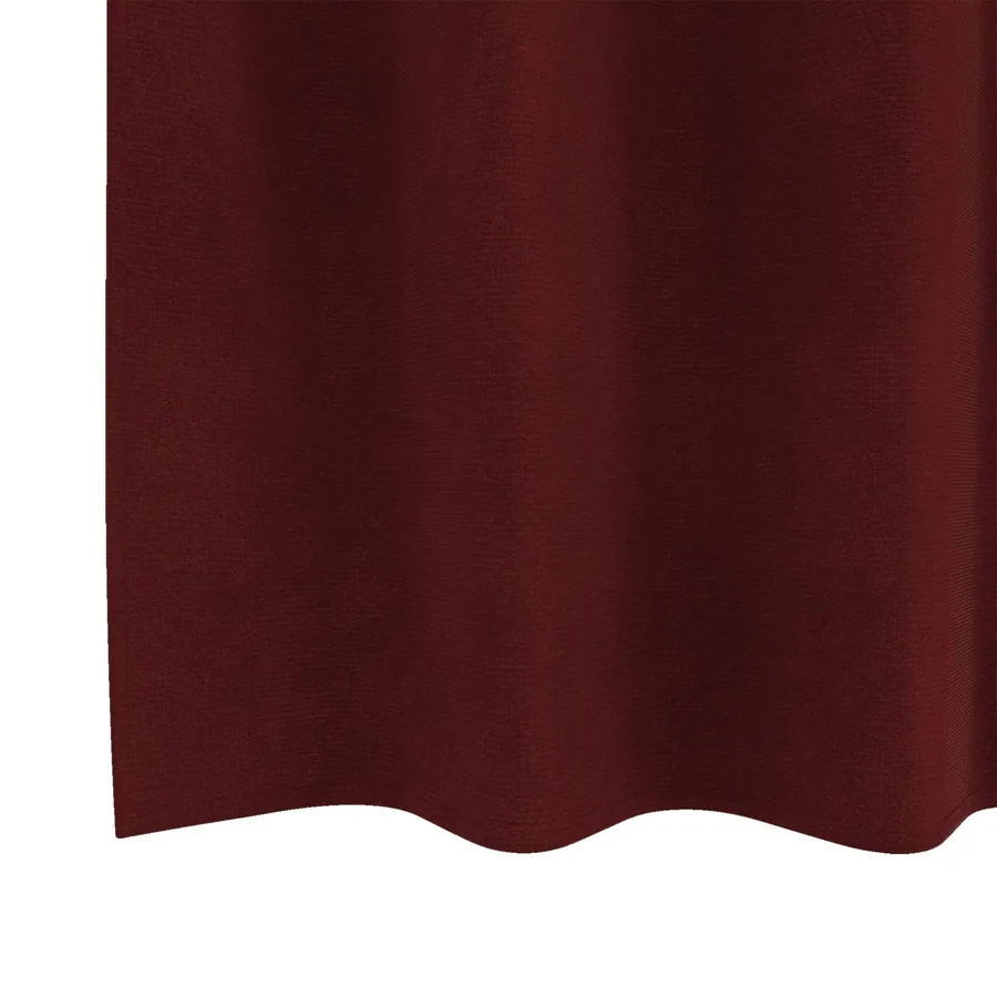 Rideaux occultants 2 pcs Bordeaux 140 x 225 cm Velours - 6