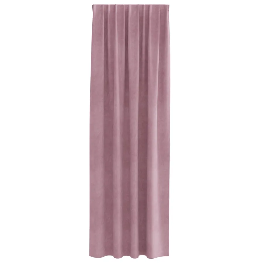 Rideaux occultants 2 pcs Rose foncé 140 x 260 cm Velours - 5