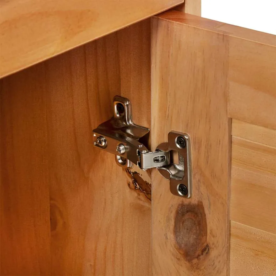 Armoire de salle de bain avec porte VIGO Marron et Marron Miel - 10