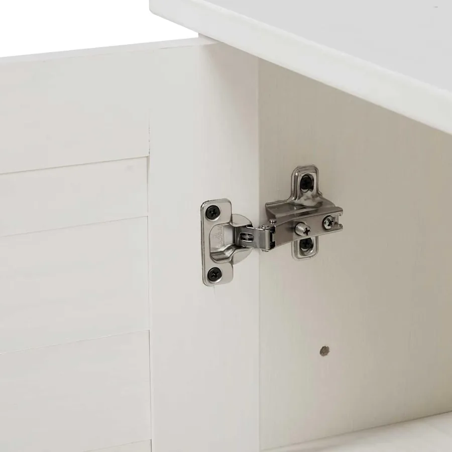 Armoire de salle de bain avec porte VIGO Blanc et Blanc Antique - 9