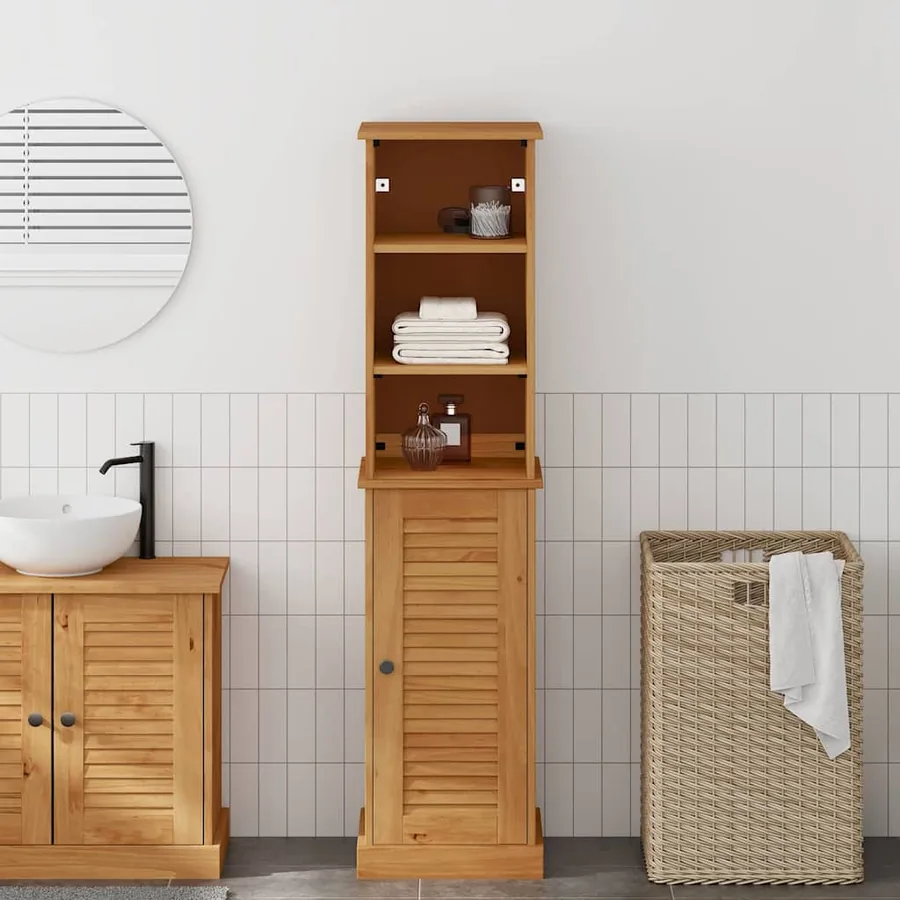 Ensemble de mobilier de salle de bain avec étagère VIGO 2 pcs
