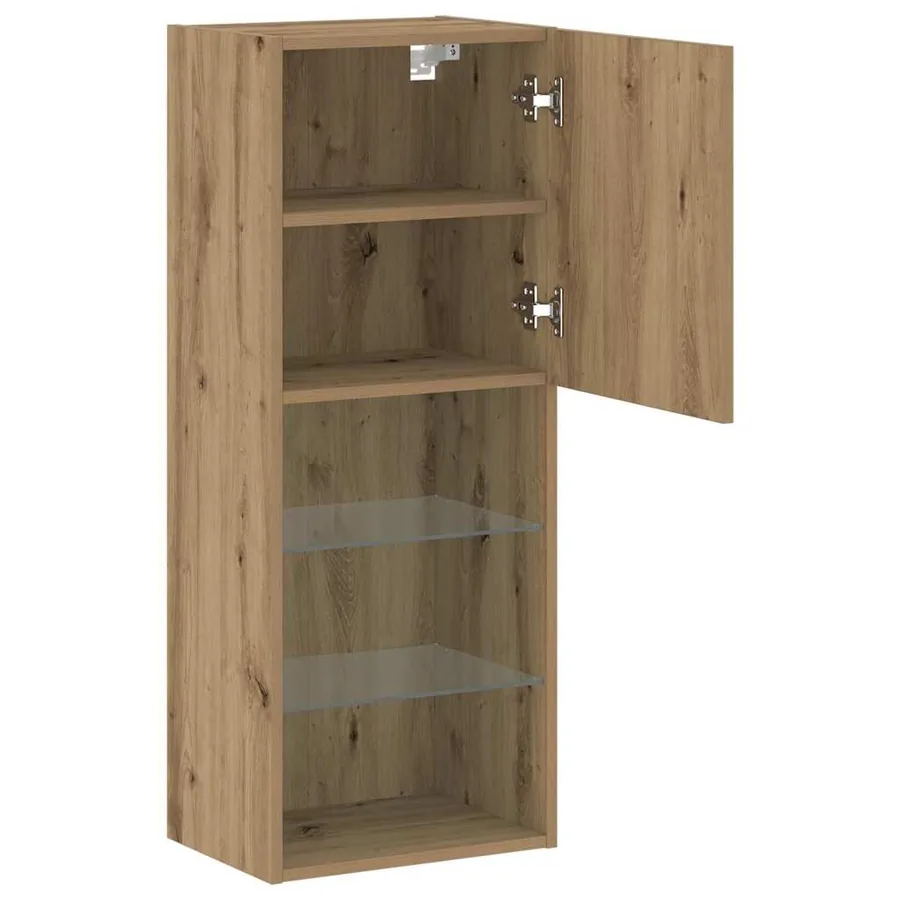 Ensemble meuble TV 40,5 x 30 x 102 cm Chêne artisanal - 6
