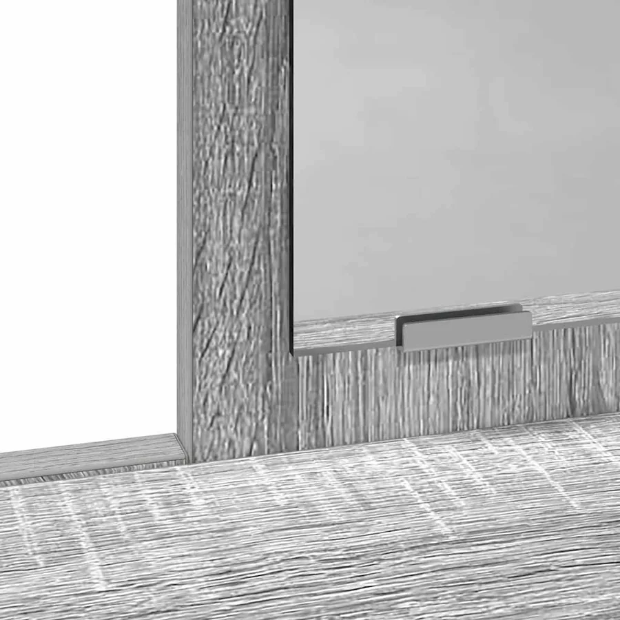 Table de Toilette avec tiroir Gris Sonoma 100 x 41 x 140 cm - 10