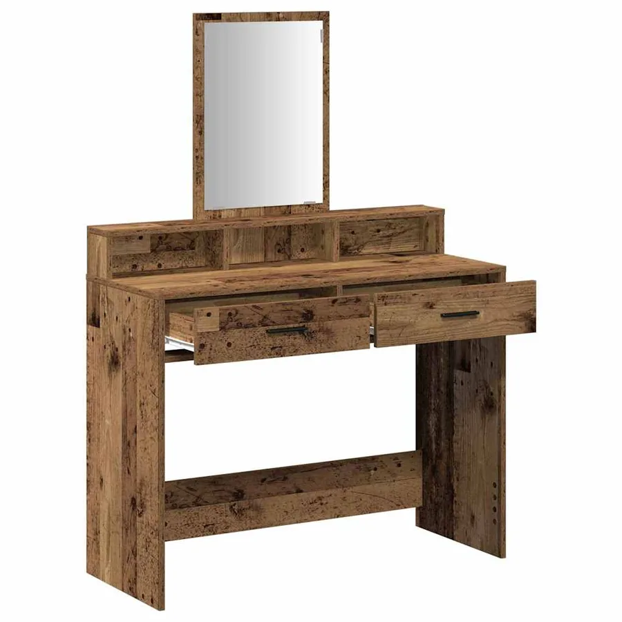 Table de Toilette avec tiroir Bois ancien 100 x 41 x 140 cm - 5