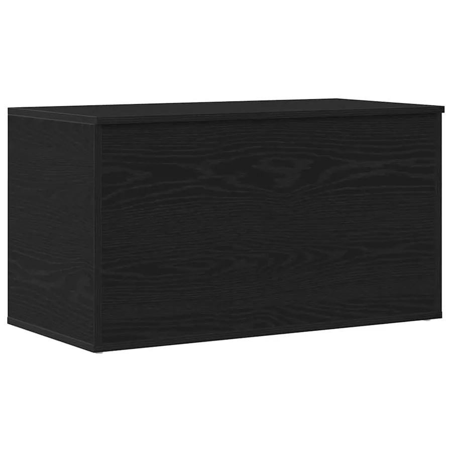 Boîte de Rangement Chêne noir 84 x 42 x 46 cm Bois d'ingénierie - 2