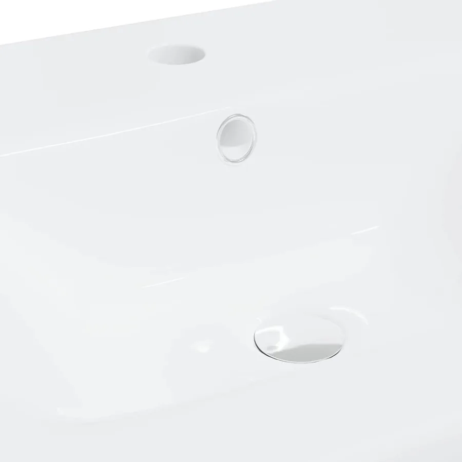 Cabinet de salle de bain Chêne noir 80 x 38,5 x 46 cm - 14