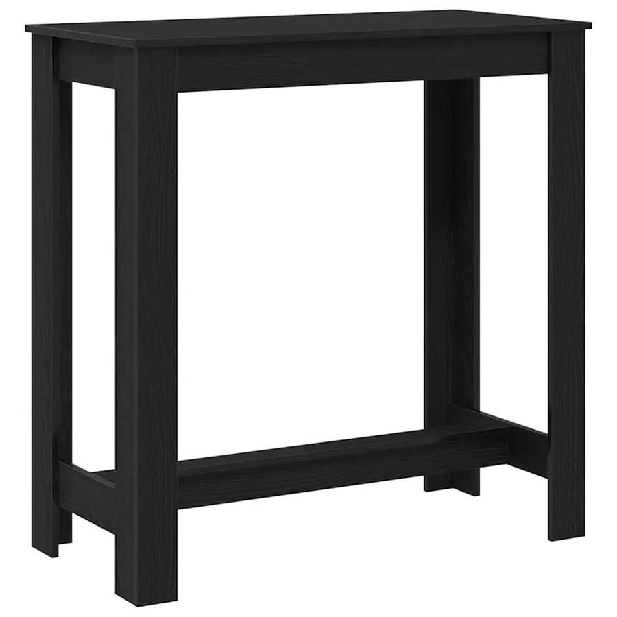 Table de bar Chêne noir 102 x 50 x 103,5 cm Bois d'ingénierie - 5
