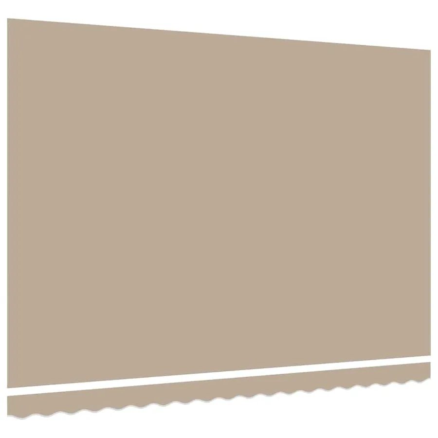 Toile de rechange pour auvent Beige 430 x 345 cm Polyester - 4