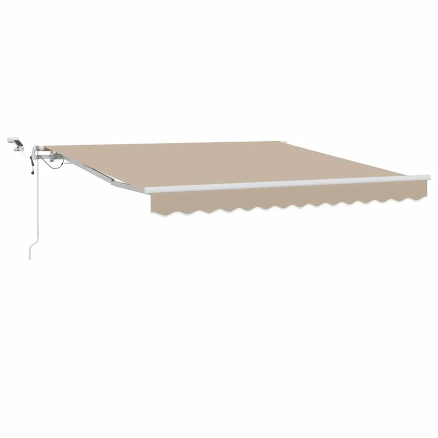 Auvent rétractable Beige 350 x 250 cm Polyester - 2