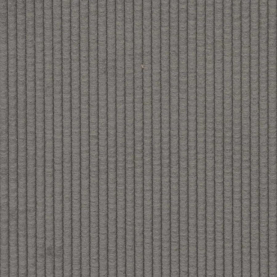Canapé deux places gris clair 180 x 77 x 82 cm en tissu velours côtelé - 8