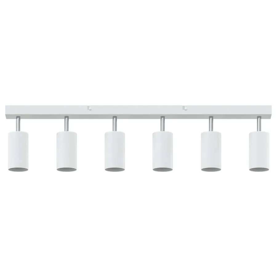Spot de plafond avec des projecteurs Blanc 73 x 6 x 16 cm Métal - 6