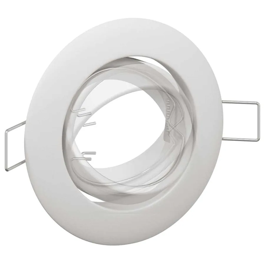 Projecteur 24 pcs Blanc 9 x 9 x 2,5 cm Métal - 12