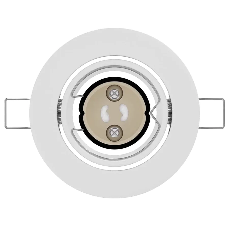 Projecteur 24 pcs Blanc 9 x 9 x 2,5 cm Métal - 6