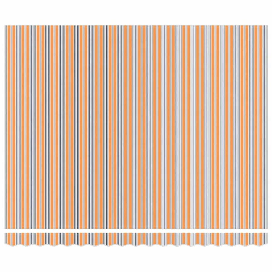 Auvent rétractable Multicolore 400 × 350 cm Tissu et Aluminium - 7