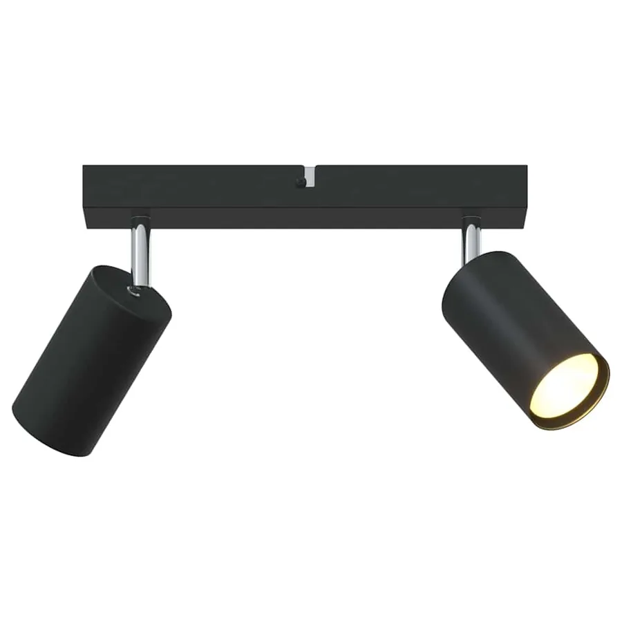 Spot de plafond avec des projecteurs Noir 26 x 6 x 16 cm Métal - 11