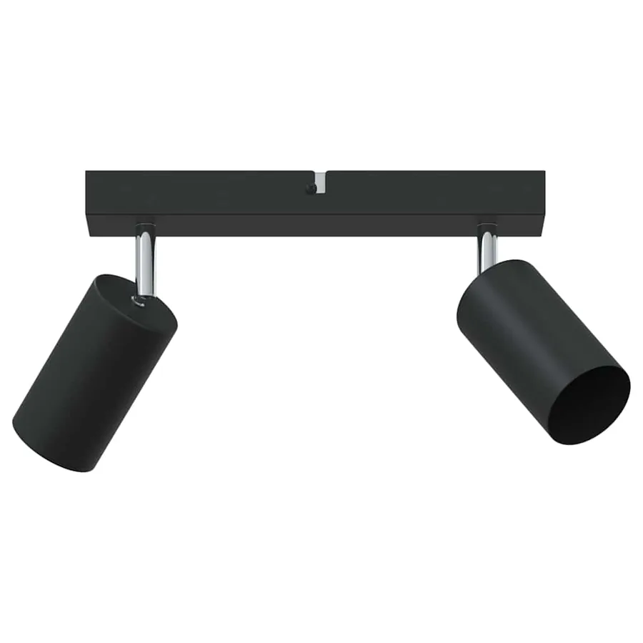 Spot de plafond avec des projecteurs Noir 26 x 6 x 16 cm Métal - 2