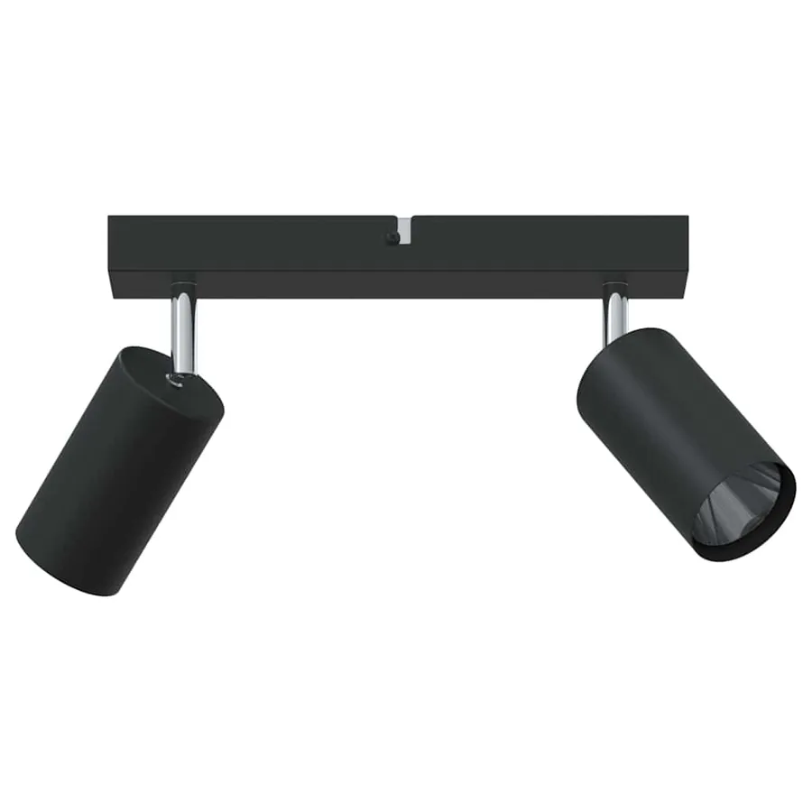 Spot de plafond avec des projecteurs Noir 26 x 6 x 16 cm Métal - 3