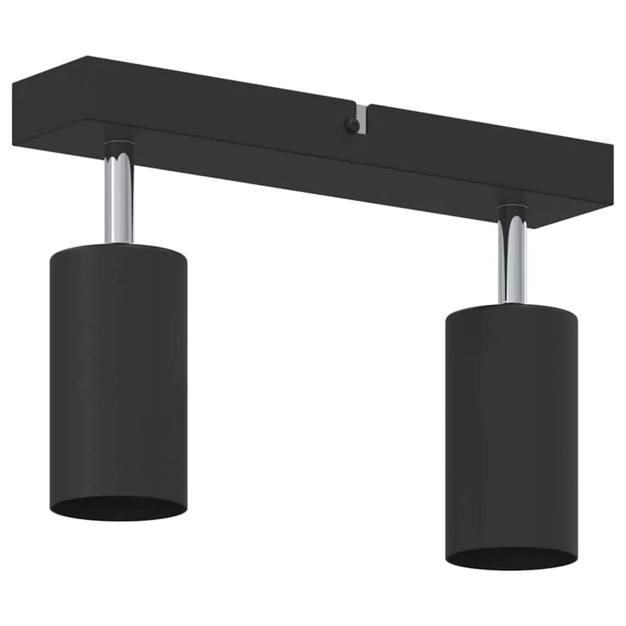 Spot de plafond avec des projecteurs Noir 26 x 6 x 16 cm Métal - 5