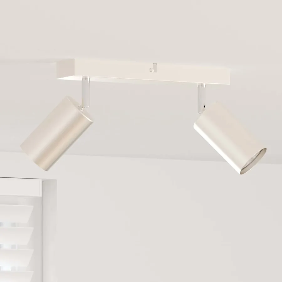 Spot de plafond Nickel 26 x 6 x 16 cm Métal