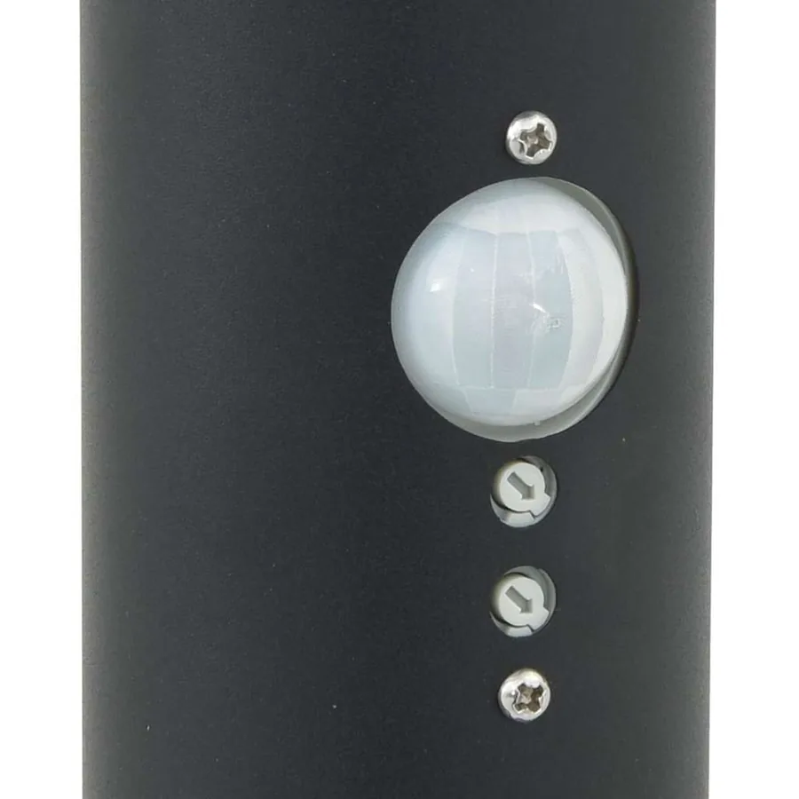 Borne lumineuse avec détecteur 120 cm Noir IP44 - 8