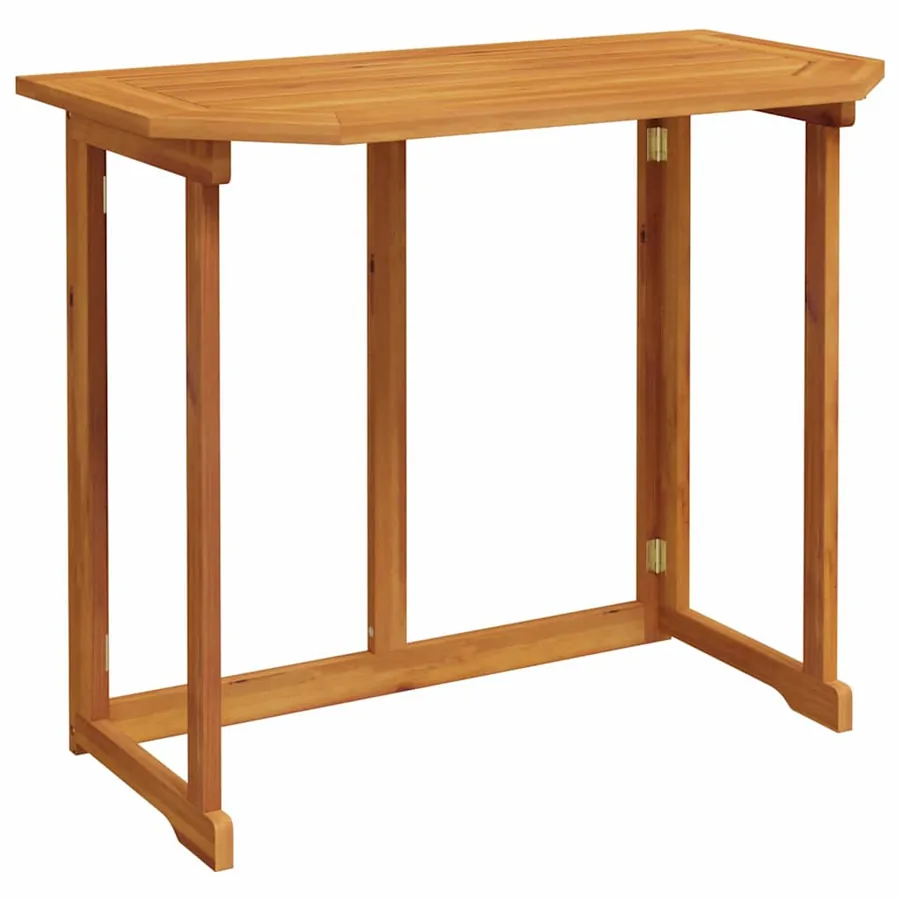 Ensemble de banc de jardin 4 pcs Marron Bois d'acacia massif - 7