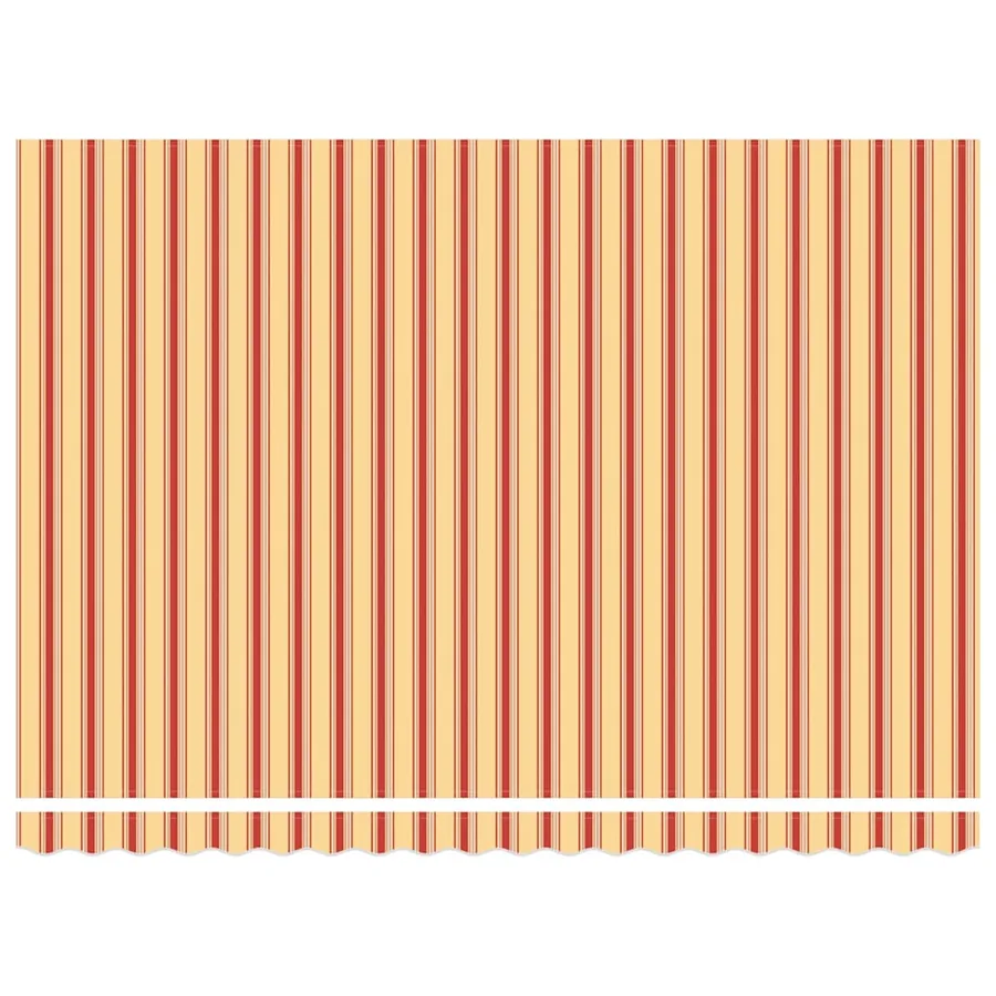 Auvent rétractable Jaune et Orange 450 × 300 cm - 7