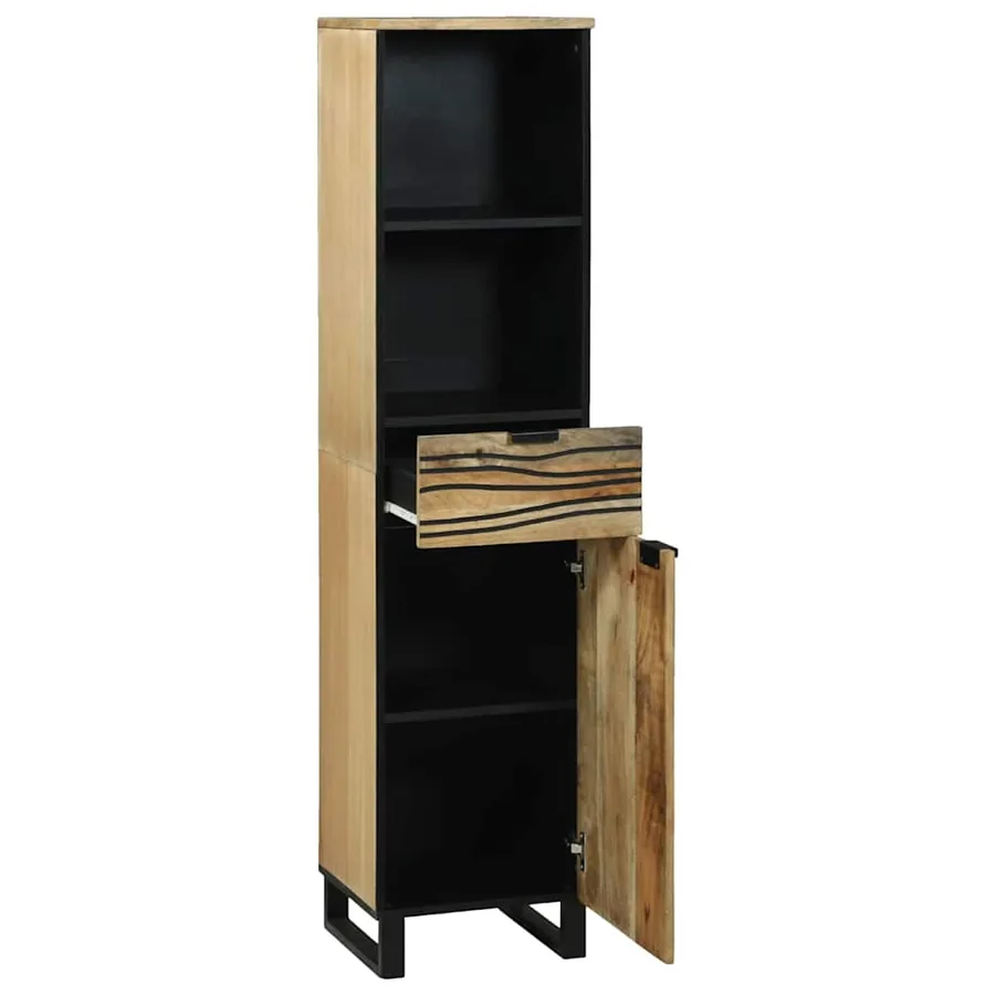 Armoire de salle de bain Naturel 38 x 33 x 160 cm - 3
