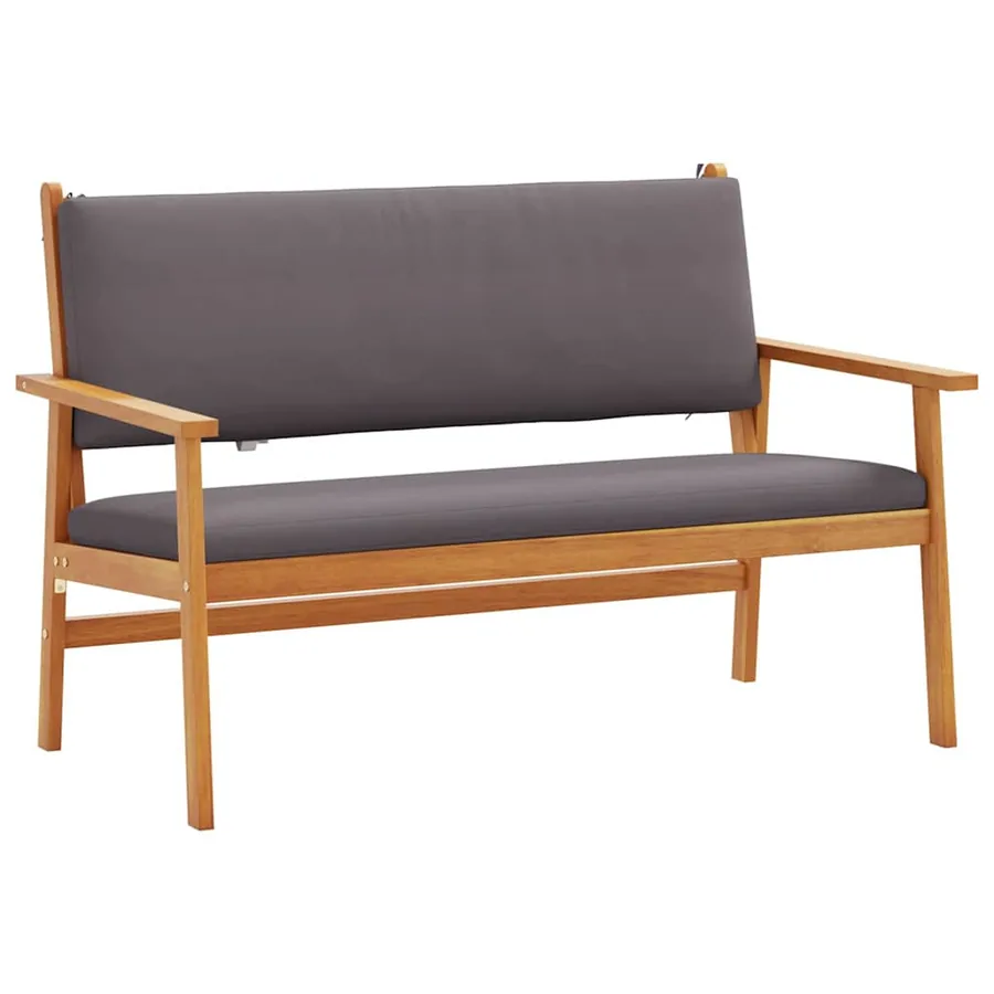 Ensemble de canapé de jardin 5 pcs Marron Bois d'Acacia Massif - 6