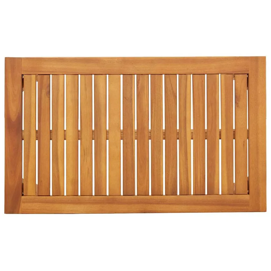 Ensemble de canapé de jardin 5 pcs Marron Bois d'Acacia Massif - 9