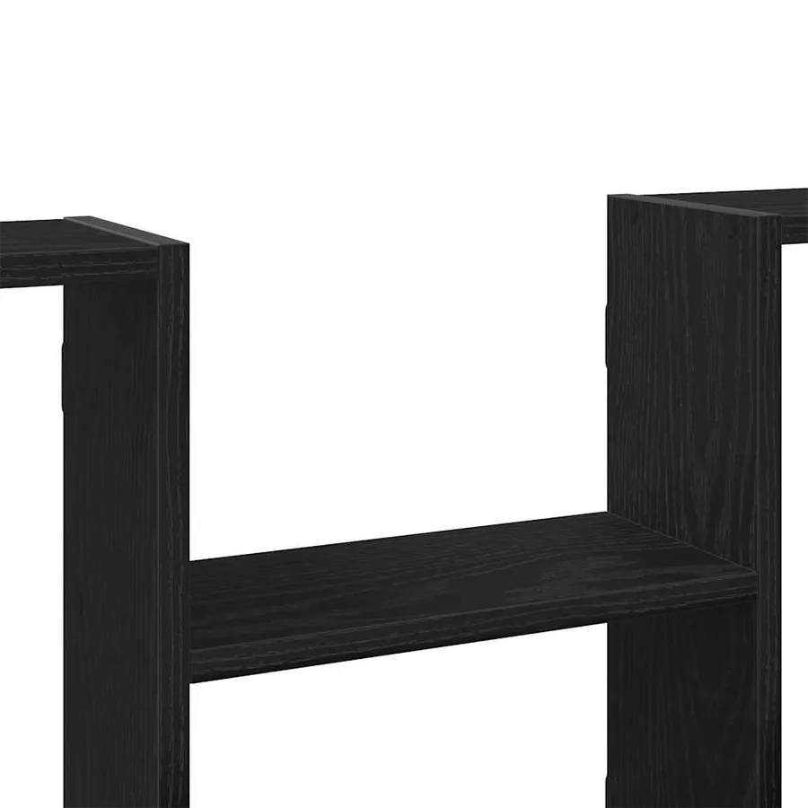 Étagère murale en chêne noir 99 x 15 x 60 cm bois d'ingénierie - 8