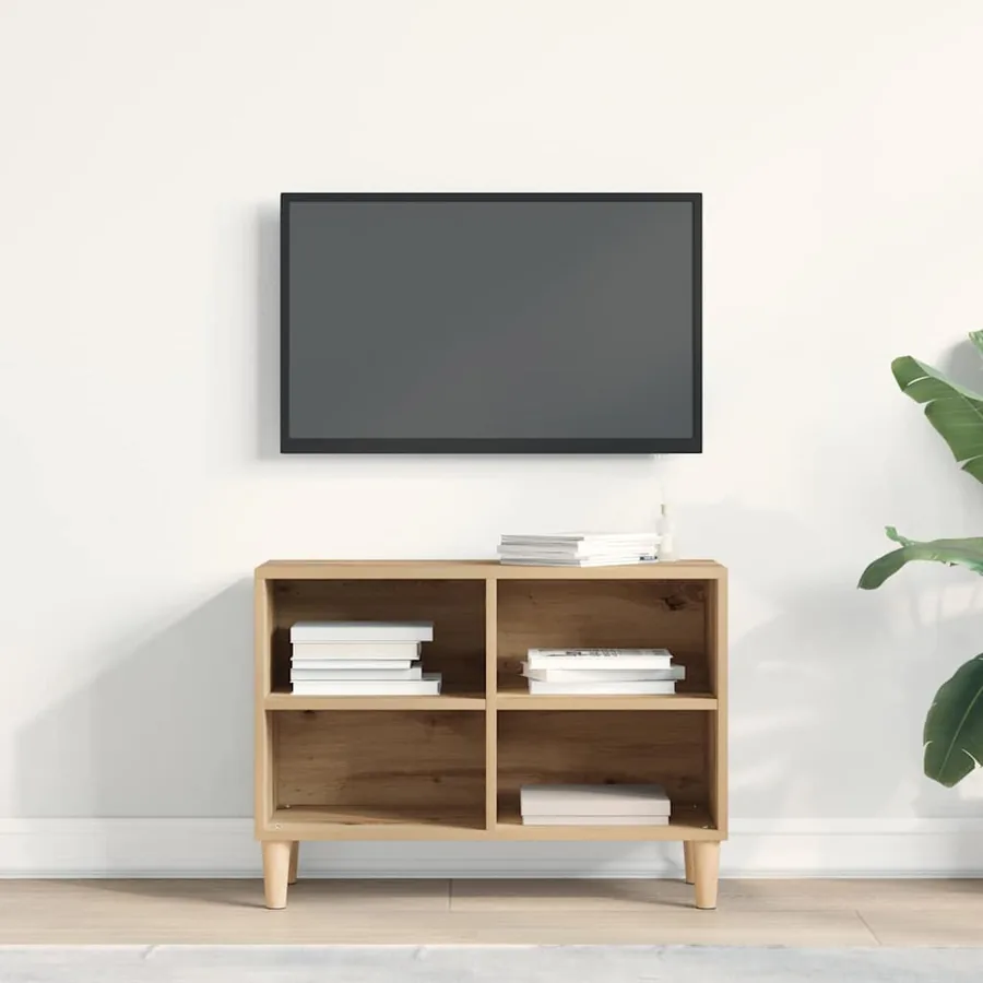Meuble TV 69,5 x 30 x 50 cm artisian oak Bois d'ingénierie - 4
