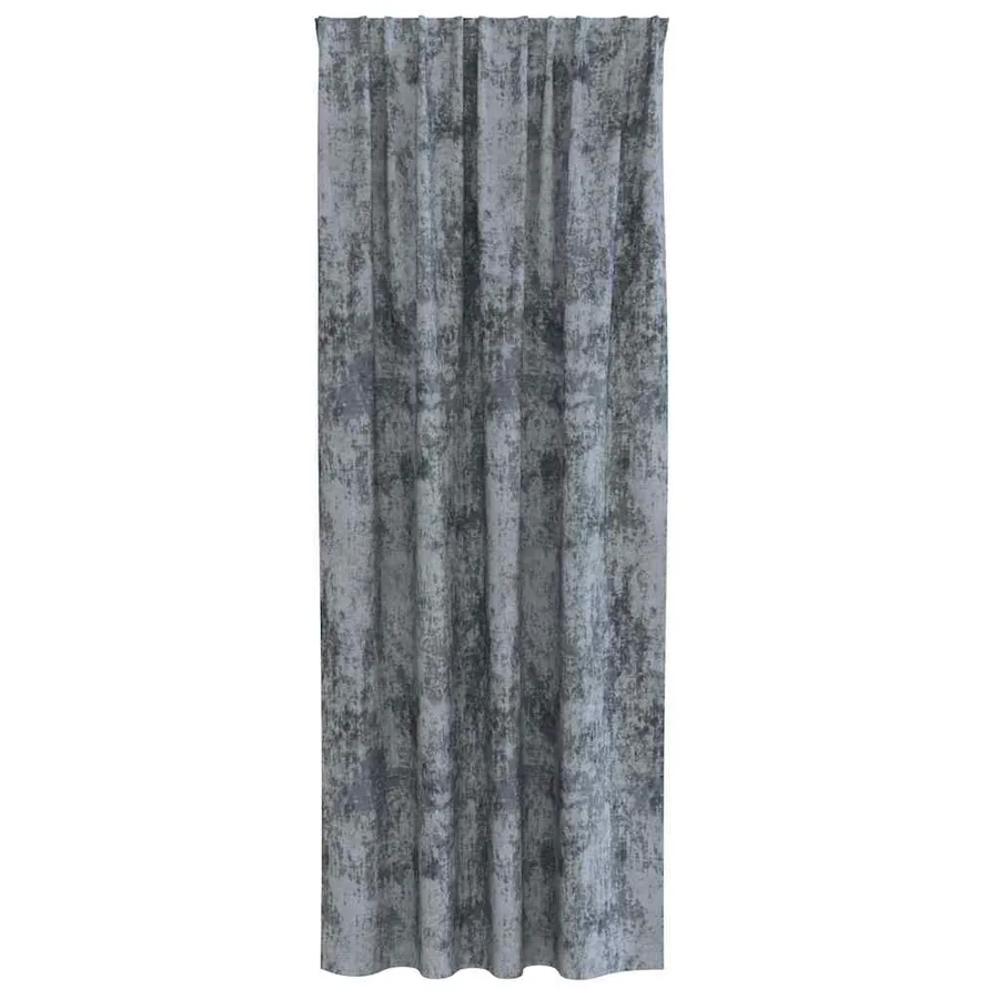Rideaux en velours 2 pcs Gris Argenté 260 x 140 cm Velours - 4