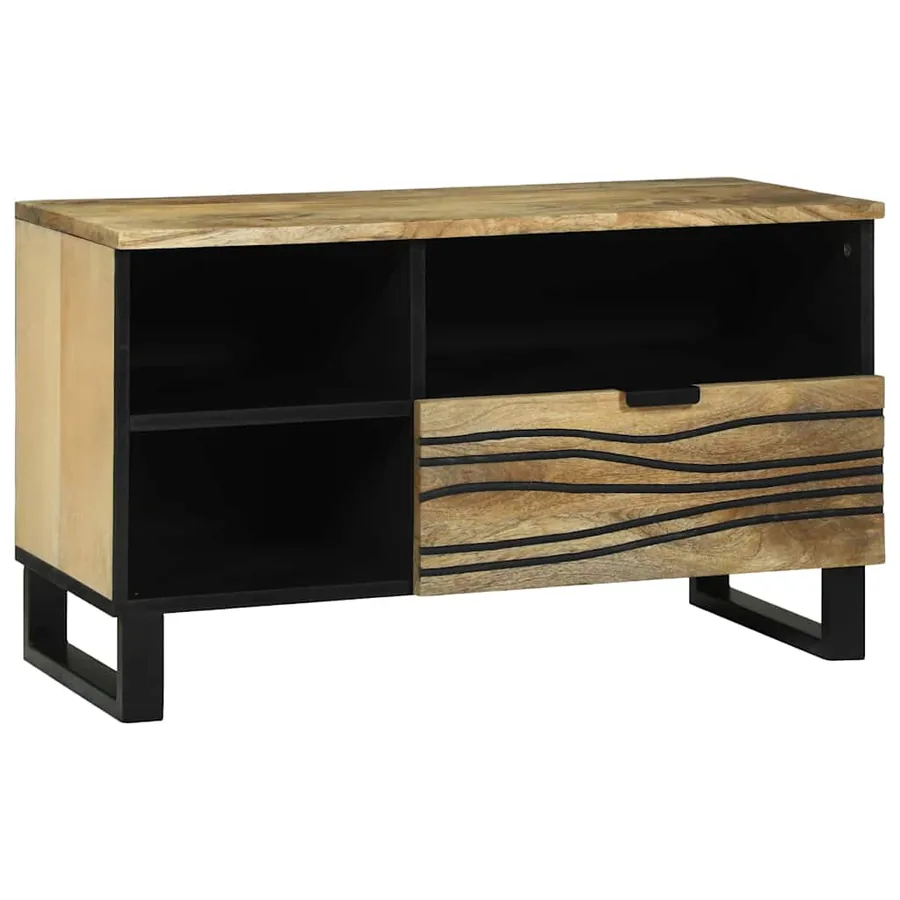 Unites TV avec tiroir Marron 80 x 33 x 46 cm Bois d'ingénierie