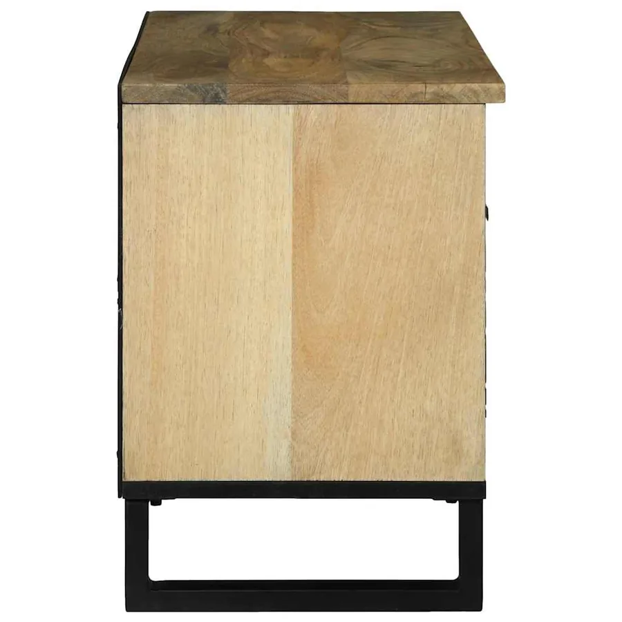 Unites TV avec tiroir Marron 80 x 33 x 46 cm Bois d'ingénierie - 4