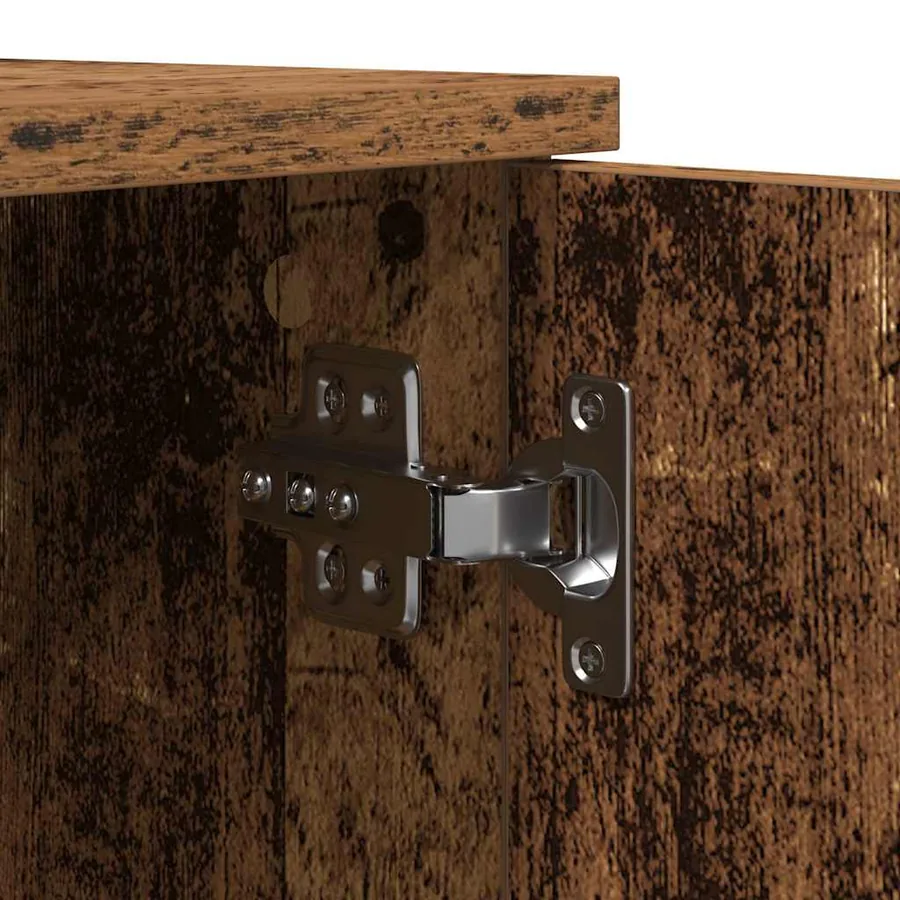 Armoire de rangement 2 pcs Bois ancien 127 x 41 x 40 cm - 12