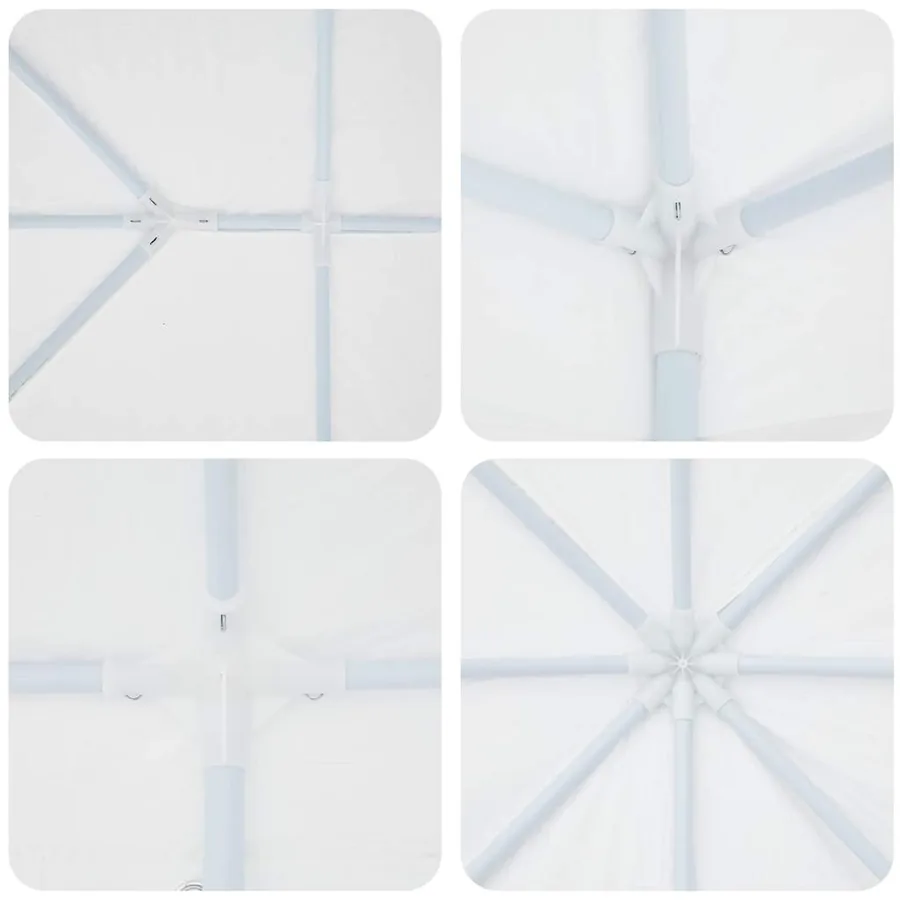 Tente de fête Blanc 600 x 400 x 266 cm Polyéthylène - 6