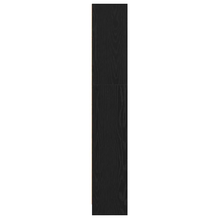 Bibliothèque en chêne noir 40 x 24 x 143 cm bois d'ingénierie - 7