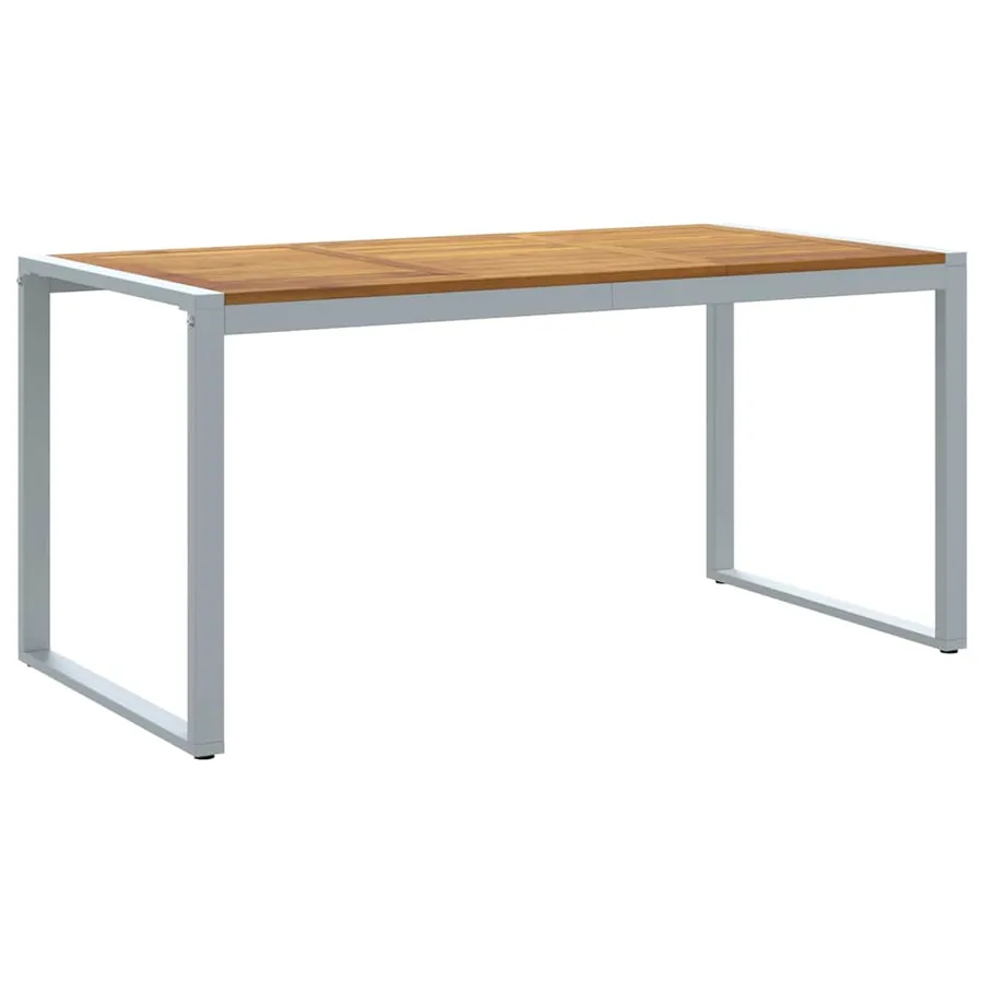 Ensemble de salle à manger pour jardin 7 pcs Gris - 5