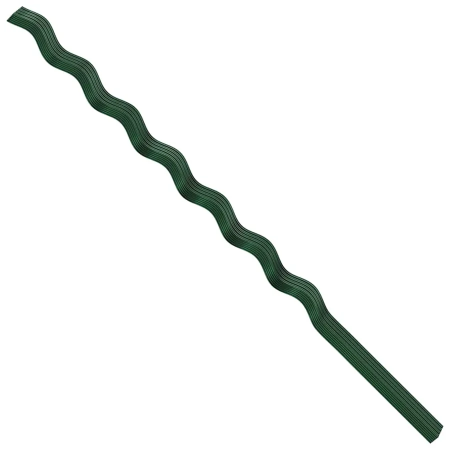 Soutien de plante 50 pcs Vert 170 x 0,6 x 0,6 cm Acier - 9