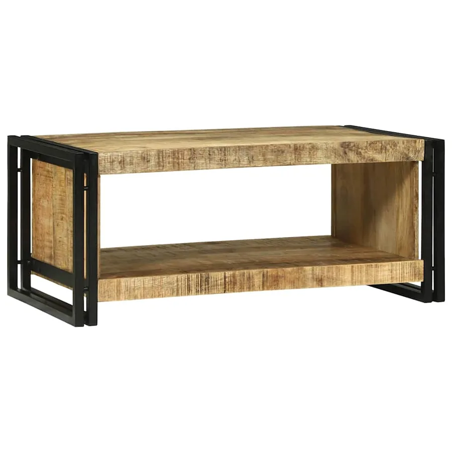 Table basse Marron 90 x 50 x 38 cm Bois de mangue massif