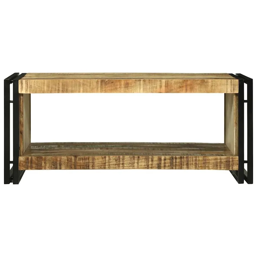 Table basse Marron 90 x 50 x 38 cm Bois de mangue massif - 3