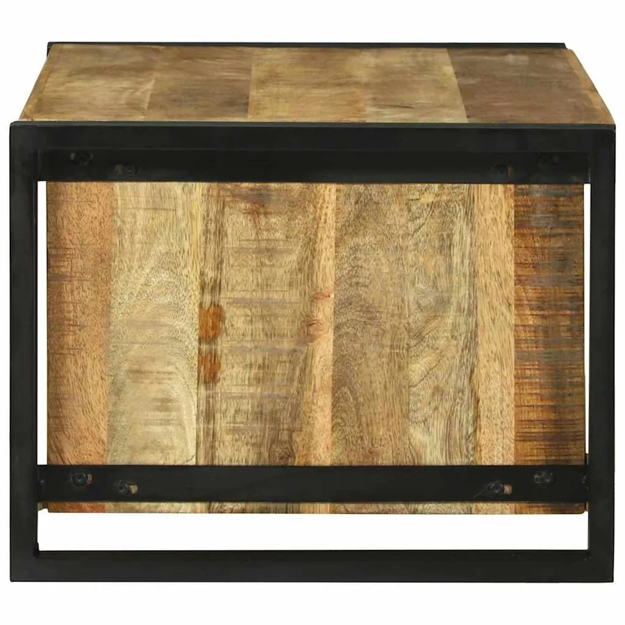 Table basse Marron 90 x 50 x 38 cm Bois de mangue massif - 4