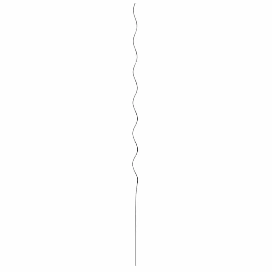 Soutien de plante 20 pcs Argenté 150 x 0,6 x 0,6 cm Acier - 6