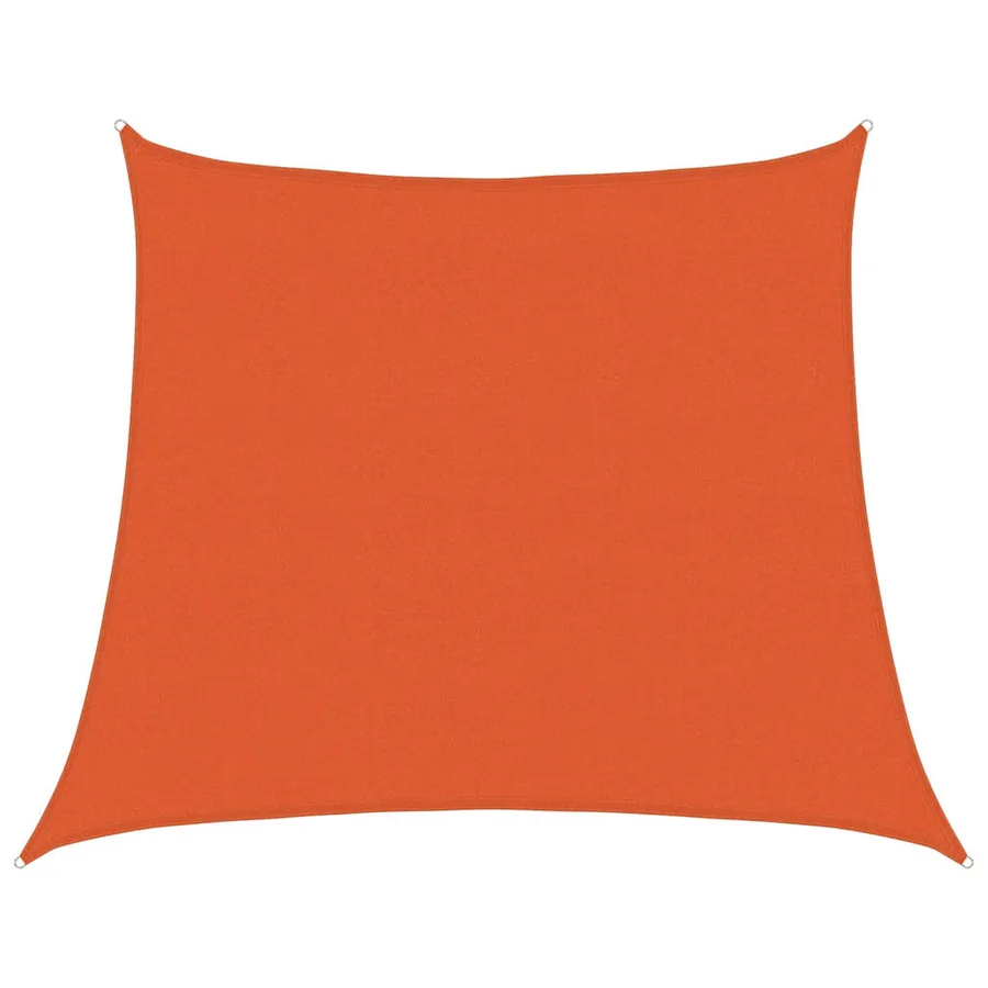 Voile d'ombrage 160 g/m² trapèze orange 4/5x4 m PEHD - 2