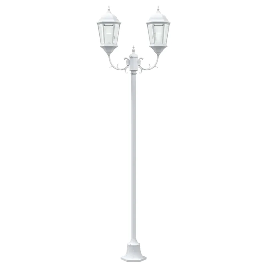 Lumière de jardin Blanc 68 x 20 x 235 cm Aluminium et verre - 4