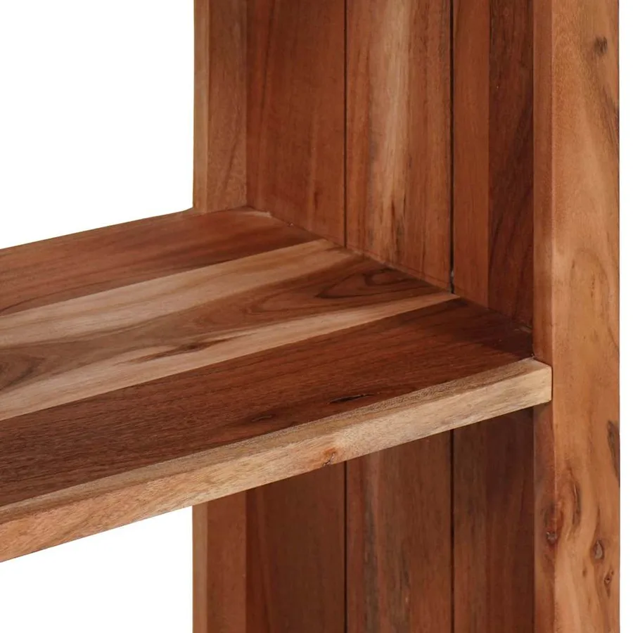 Étagère Marron 50 x 30 x 110 cm Bois d'Acacia Massif - 8