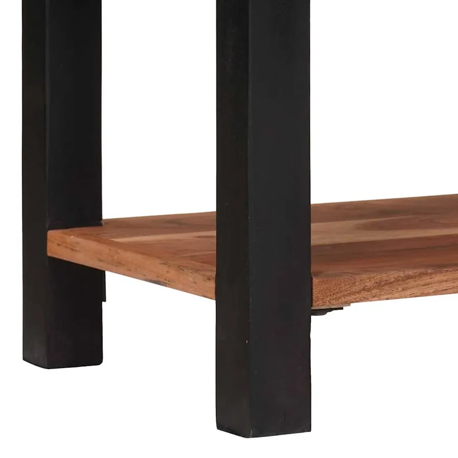 Étagère Marron 50 x 30 x 110 cm Bois d'Acacia Massif - 9