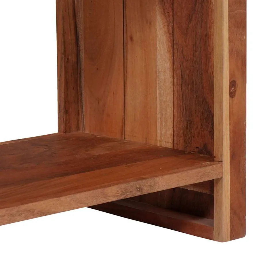 Étagère Marron 80 x 30 x 40 cm Bois d'Acacia Massif - 8